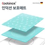 Coobinox® Square Silicone Induction Cooktop Protection Mat (25x25cm) - CO-41-25 Heat Resistant Anti-Scratch Protector